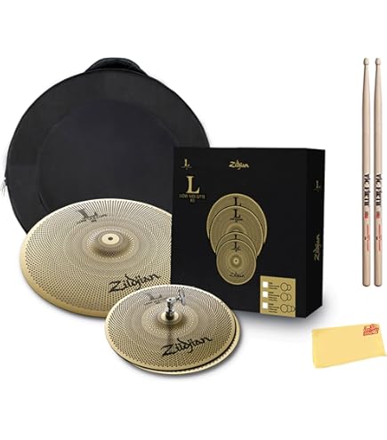 Amazon.com: Avedis Zildjian Company L80 Low Volume Cymbal Pack